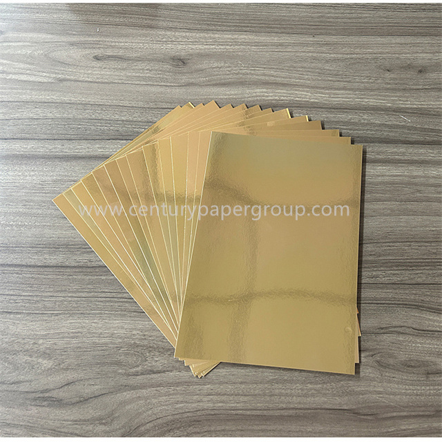 Gold Silver Foil Paper Sheet for Box Package from China manufacturer
