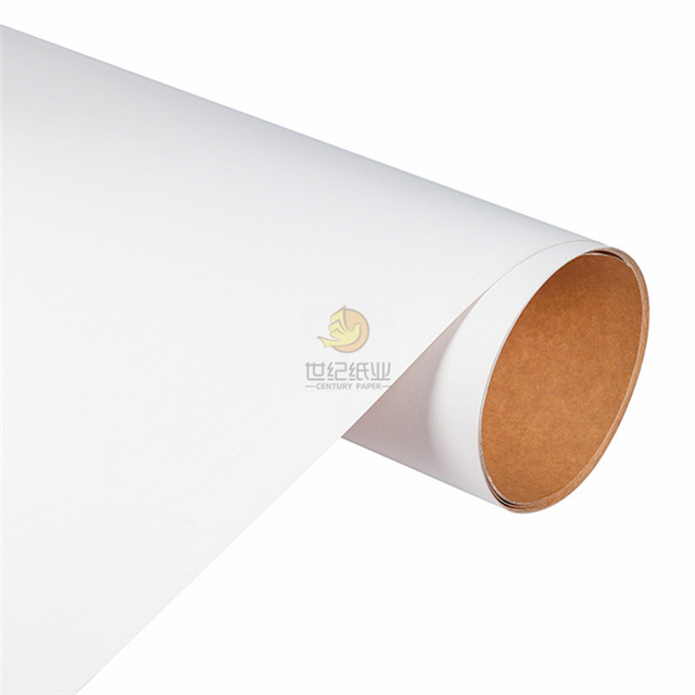 Food Packaging Box White Solid Coated Brown Back Kraft Paper Board from China manufacturer