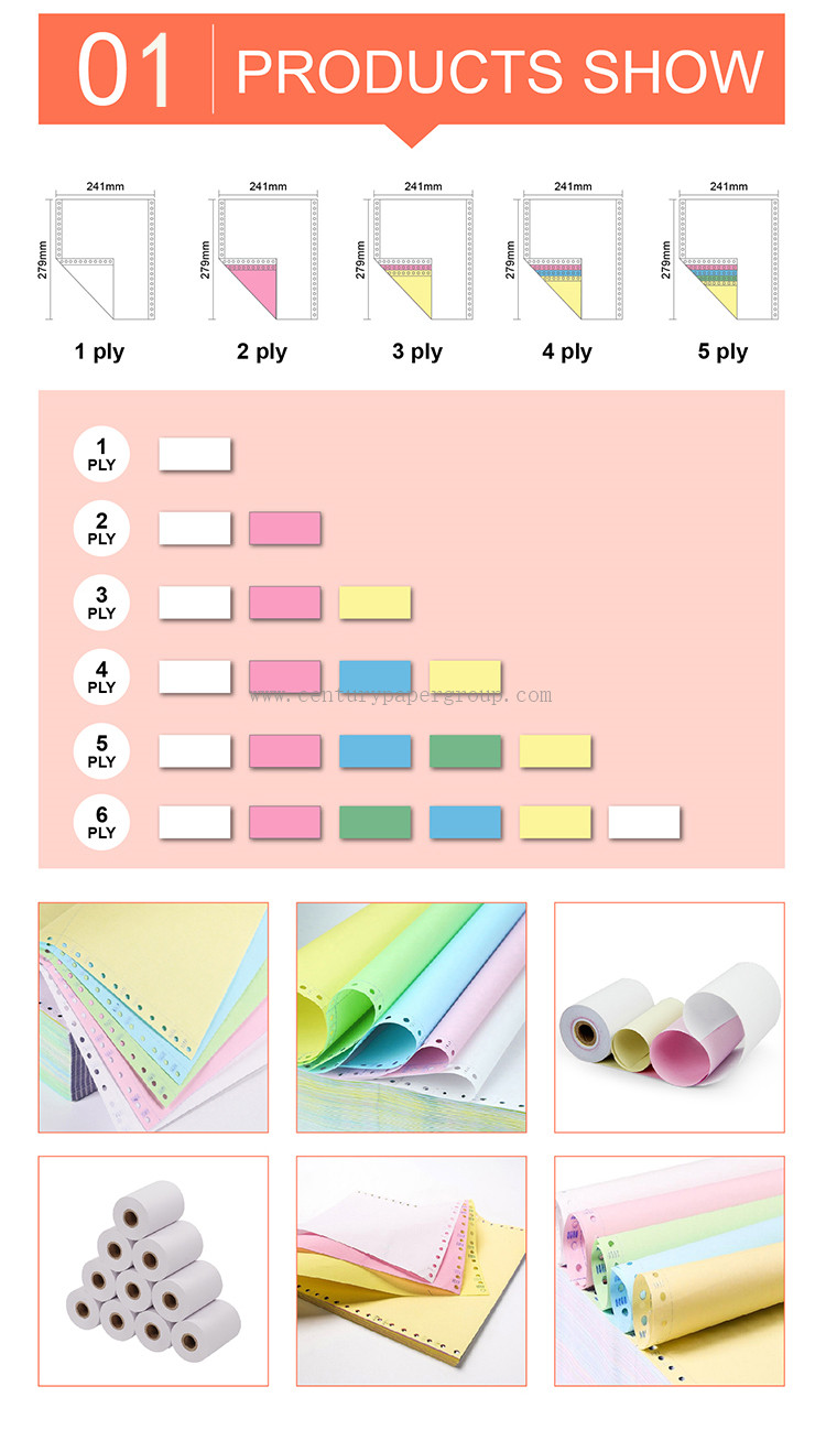 Self Contained Carbonless Paper from China manufacturer Century Paper Group Co.,Ltd